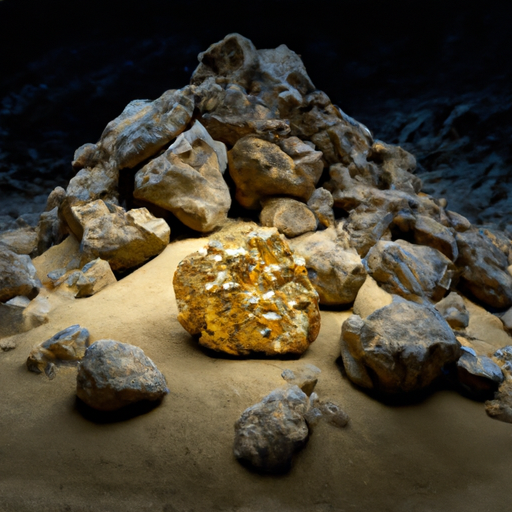 תמונה של מכרה זהב המתארת דאגות סביבתיות הקשורות להשקעות בזהב.